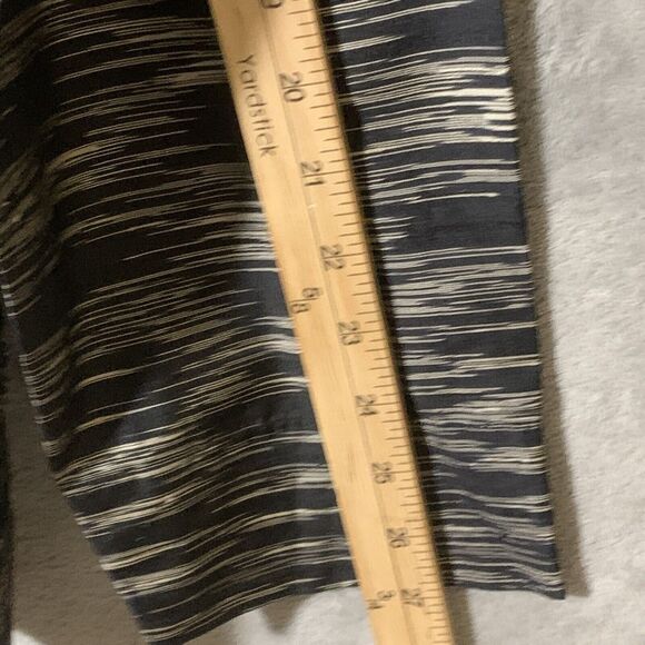 Chicos Top 3 Sz XL 100% Silk Long Sleeve Tunic Collar Buttons Fish Bead - Picture 7 of 10